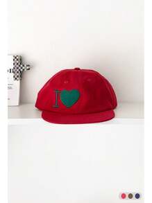 1 Stück Softtop-Baseballkappe mit flachem Schirm und stilvoller bestickter Buchstaben-Baseballkappe, Street-Hip-Hop-Snapback-Mütze kleiner Marken für Männer und Frauen, lässiger All-Match-Sonnenhut in Retro-Kontrastfarbe für Frühling und Sommer