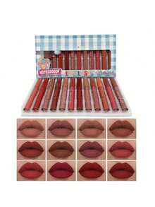 12-Piece Lip Gloss Lipstick Set - Multicolor - View 2