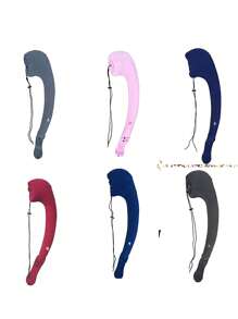 1 pieza Almohada de cuello con cabestrillo plegable y sencillo, accesorio de viaje ligero y portátil que se sujeta al asiento de avión y automóvil, aplicable para viajes en coche, avión y barco, que soporta la cabeza, el Body y los brazos proporcionando un sistema de sueño perfectamente equilibrado