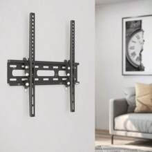 Soporte Para Pantalla Pared Tv Base Monitor Television 32 A 55 Inclinable Soporte De Sonido Tornillos  Soporte Base Para Pantalla  32 Soporte W1305 - Negro - Ver 4