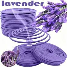 22/42/72 Pcs Lemongrass Coils, Suitable For Outdoor Use - Lemongrass Citronella Aromatherapy - 3-4 Hours Burning Time - Great For Pool Sides, Patios, Porches, Decks, Camping And Hiking, Camping Accessories | Spiral Coil Design | Slow Burning Coils