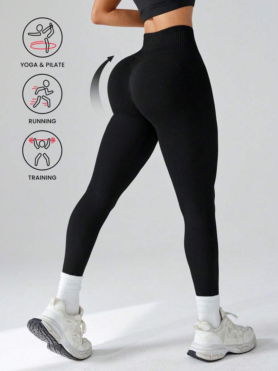 Damskie legginsy z wysokim stanem i ściągaczem, 1 szt., do uprawiania sportu, jazdy konnej na świeżym powietrzu, biegania, ćwiczeń, jogi, obcisłe spodnie, czarne rajstopy