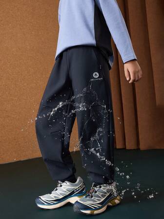  ASK JUNIOR Tween Boys' Spring Casual Pants, Children Middle & Large Kids Sports Leisure Trousers, Teenagers