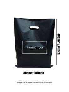 Bolsa de regalo, Bolsa de tela de plástico con texto "Gracias", Bolsa de empaque de regalo para tienda de ropa