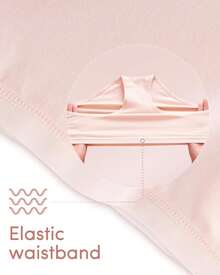 Domee Teen Girls Cotton Underwear Panties Briefs Pack Of 8 Underpants - Solid Color - View 9