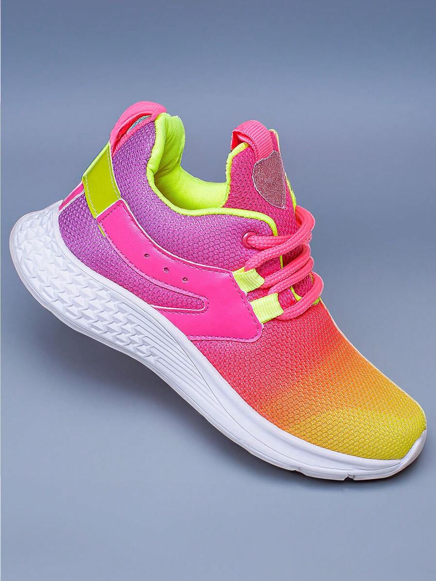 My ToT Girls' Colorful Comfortable Fashion Blogger Sneakers - Multicolor - View 1