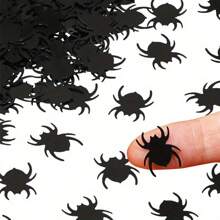 300pcs Black Bat Confetti, Party Table Decor, Sprinkle On Table, Decorative Material, Creative Celebration Supplies, Bat Element, Reusable, Suitable For Halloween Party Decor And Crafts, Christmas, Birthday Party Decor, Halloween Gift DIY Decor, Birthday Party Decor, Theme Party Decor, Create Indoor Horror Atmosphere, Horror Atmosphere Decor, Horror Party, Applicable For Living Room, Bedroom, Office, Horror Home Decor Halloween Decor Fall Decor Room Decor