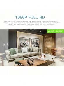 Mini Camera HD 1080P Home Small Wireless Wifi Cameras Outdoor Upgraded Motion Detection Night Vision Camera  - Black - View 6