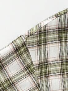 Balabala 亲子长袖衬衫2025新款柔软舒适搭配 - 白綠色調 - 查看 3