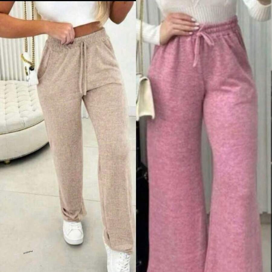 Kite 2 Women's Pants Lanzinha Winter Fashion Pantaloons - 粉紅米色 - 查看 1