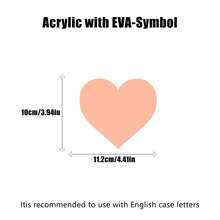 玫瑰金字母墙贴 A-Z - 单个字母高度 10cm/15cm/20cm，亚克力镜面，带 1cm 厚泡沫背衬。双层设计呈现 3D 立体效果；单层设计更显简约。自带背胶，可粘贴于墙面或玻璃上。撕下保护膜即可展现镜面效果。