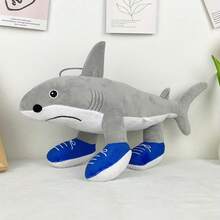 New Tung Tung Saur Plush Italian Brainrot Tralalero Tralala And Shinpanzinni Bananini Cappuccino Plush Toys,Toys For Kids On Parties, Holidays, Birthdays,Fidget Toys,Weird Stuff,Stuffed Animals - 鯊魚 - 查看 1