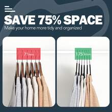 Blauesmeer 60 Pack Velvet Hangers, Velvet Hangers, Non-Slip Felt Hangers - Space-Saving, Non-Slip, Premium Black Suit Hangers, 360° Rotating Hook - 黑色 - 查看 3