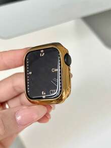Ốp lưng mềm, khung rỗng, bảo vệ đồng hồ tương thích với Apple Watch Ultra 11 10 SE 9/8/7/6/5/4/3/2/1. Tương thích với Apple Watch Smart Watch 40 MM 41 MM 42 MM 44 MM 45 MM 46 MM 38MM 49 MM. Chất liệu TPU mềm dẻo, siêu mỏng, chống sốc, chống trầy xước, chống va đập, trọng lượng nhẹ, cảm ứng nhạy. (Không có kính) Tương thích với dành cho cả nam và nữ. - Vàng - Xem 4