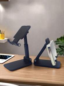 1pc Multifunctional Mobile Phone Stand, Desktop Slouchy Bedside TV Watching Folding Portable Tablet Live Broadcast Support Bracket