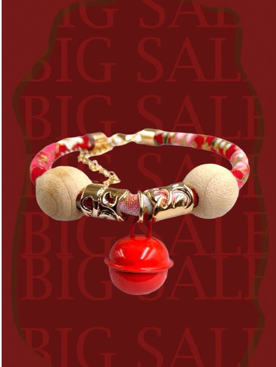 Collana da esterno profumata per gatti e cani, colore rosso