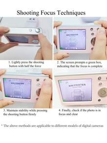 1 Pc CCD Digital Camera For Beginners And Student, 3.66inch X 2.36inch, Retro Digital Camera, With 2.4-Inch IPS Screen, 16X Zoom & Anti-Shake, Autofocus, HD 1080P Photo/Video, Perfect For Beginners & Students, Includes Fill Light, 650mAh Rechargeable Battery, With USB Type-C Charging Cable, Card Reader, Camera Lanyard, Holidays & Birthday Gifts For Boys And Girls, Easy To Use, Non-Professional Camera