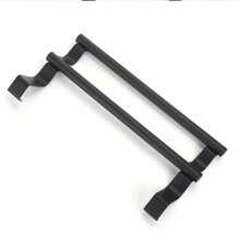 Cabinet Door Minimalist Towel Holder, Single Over Cabinet Towel Bar Gadget, Kitchen Over Cupboard Door Towel Holder, Stainless Steel Dish Towel Holder For Cabinet Door, Matte Black Back To School