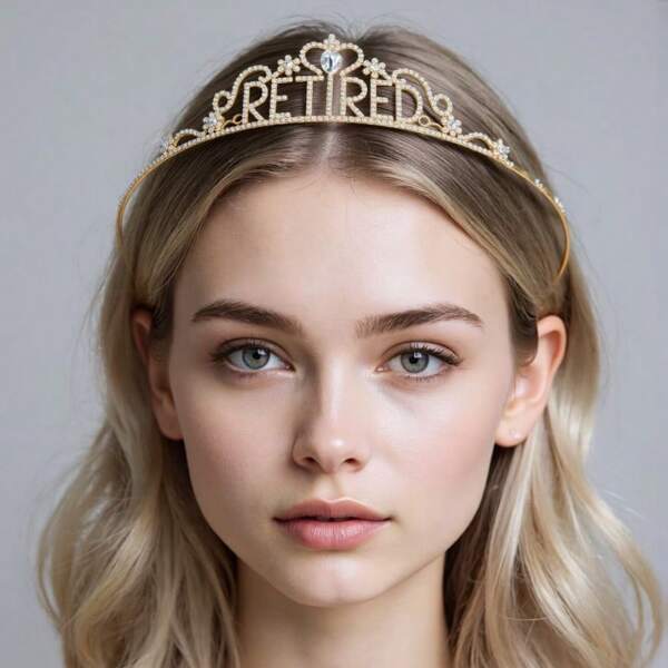1pc Korean Style Alloy Crown/Tiara, High-End Bridal Wedding Hair Accessory, Available In Multiple Colors, Elegant Headpiece, Size: 15*13.5*7cm, Suitable For Multiple Occasions, Luxury Accessory