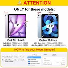 FINTIE Funda SlimShell para de 11 Pulgadas M3 (2025) / M2 (2025), de 5.ª (2022) / 4.ª generación (2020) de 10,9 Pulgadas - Carcasa Trasera de TPU Suave y Flexible con portalápices - Cuaderno Púrpura - Ver 3