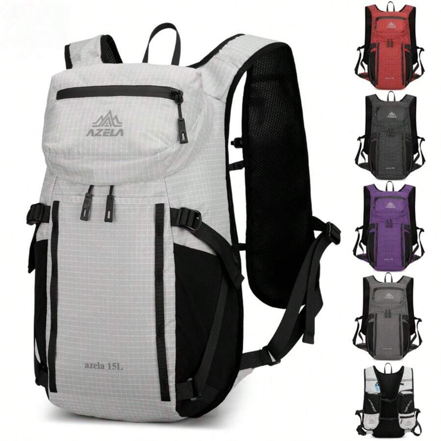 1 件轻便、大容量男女通用尼龙户外跑步背包、骑行水袋、便捷水袋，适合徒步旅行、徒步旅行（不含水袋）