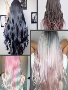 Set de 6 piezas: Gorro de silicona profesional para hacer mechas, gorro reutilizable para teñir el cabello con un set de 4 pinceles para el tinte y 1 aguja para peluquerías y salones de belleza, tanto para mujeres como para hombres (blanco/rosa/azul). Incluye gorro de tinte de silicona con gancho, peine para el color, tazón para mezclar y pinceles para el tinte, gorro de tinte de cabello DIY, gorro de tinte de cabello reutilizable, gorro de silicona para mechas de cabello. - Multicolor - Ver 4