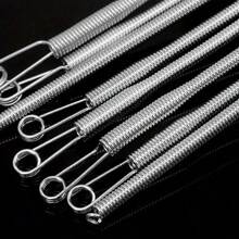 4 pezzi Filo elastico Infilatore - Strumento flessibile grigio, per infilare cordini e fasce elastiche in spazi stretti, accessori per cucire a casa per pantaloni, cappelli, felpe