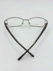 1 Piece Metal Glasses Frame - 深灰色 - 查看 4