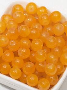 100szt 8mm Przezroczyste szklane koraliki do tworzenia biżuterii DIY Bransoletka Naszyjnik