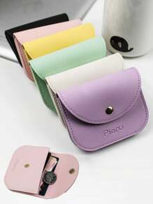 Multi Colored Minimalist Coin Purse For Women Short Envelope Buckle Cute ID Card Bag Money Wallet Mini Wallet Purse Wallet Small Wallet Cute Wallet