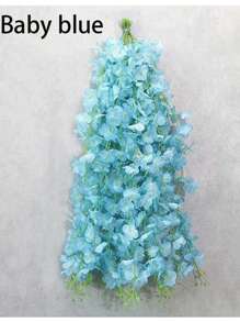 50 piezas/paquete Guirnalda colgante de flores de seda artificiales de glicinia estilo bohemio para decoración del hogar, bodas, fiestas, cumpleaños, Navidad y reuniones familiares