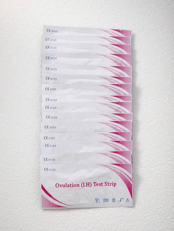 15 tiras de teste de ovulação LH, papel de teste rápido para uso doméstico, pacote grande para toda a família