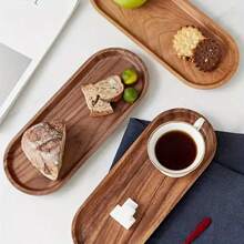 创意实木托盘，日式风格，花生形状，早餐托盘，点心托盘，咖啡托盘，茶具托盘，下午茶托盘，寿司托盘，蛋糕托盘，面包托盘，茶具托盘，烧烤托盘，户外野餐，餐厅和派对使用，多功能托盘，圣诞节，耐用材料，各种节日和家庭的理想选择，适合所有用户