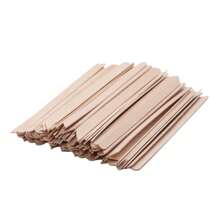 300 Peças Palitos de Madeira Descartáveis para Depilação, Espátula para Cera de Depilação para Rosto e Sobrancelhas, Ferramenta de Beleza, Palitos de Madeira Craft, Palitos de Picolé