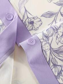 2pcs Women's V-Neck Pajamas Set, Long Sleeve Top & Pants, Soft Homewear For Spring/Autumn, Fall Winter Clothes