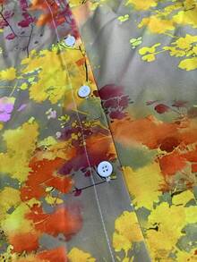 Women's Fashion New Single-Breasted Long Sleeve Printed Shirt