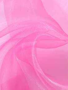 1 buc. Material organza în 4 culori, accesorii de nuntă DIY, voal transparent în culoare solidă pentru decorarea miresei