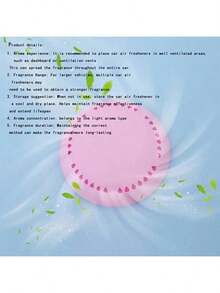 1/5/10 Pieces Of Fragrant Air Freshener Capsule, With A Complimentary Shell - Household, Car, Wardrobe, Lily Cream, Compressed Aromatherapy To Eliminate Odor, Car Air Freshener, 2025 New Fashion Air Freshener Capsule