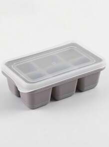 Eiswürfelformen in verschiedenen Farben: quadratische 6-Kavitäten Eiswürfelbereiter geeignet für Cocktails und Whisky, mit einfachem Entformen.