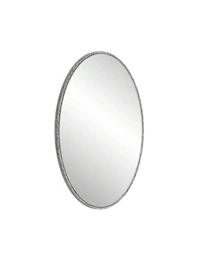 Wand Spiegel Oval Elegante Bathroom ation Bedroom Clear Glass Metal Frame view 8