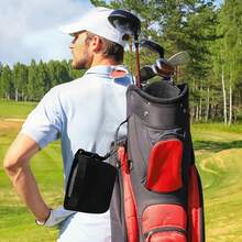 هدية الجولف - منظف مضرب الجولف وحقيبة غسل الكرة، بطانة سطح مقاومة للماء، مشبك قابل للفصل، قابل للغسل في الغسالة، ينظف تجاويف المضرب، يجفف الخارج، غسالة كرة الجولف، اكسسوار حقيبة الجولف، يجمع بين فرشاة مضرب الجولف ومنظف التجاويف - متعدد الألوان - مشاهدة 12