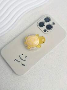 1/3 pezzi Supporto per telefono con design carino di tartaruga, che brilla al buio, pieghevole ed espandibile, forma a cartone animato 3D, comodo e pratico supporto da tavolo, 2 in 1 adesivo e supporto, in materiale ABS+silicone, compatibile con la maggior parte dei telefoni , Android, regalo per compleanni, famiglia, amici, impugnatura push-pull per telefono, supporto per telefono, accessori per telefono