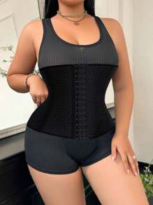 1 pieza es un cinturón moldeador ceñido, transpirable, de pecho abierto y que induce sudoración, diseñado específicamente para mujeres, para controlar la grasa abdominal y el entrenamiento de la cintura. Este es un cinturón moldeador que puede ayudarte a ejercitarte mejor, adecuado para el ejercicio diario, el trabajo y el ocio. Este es un cinturón moldeador corporal que puede acelerar la quema de grasa, permitiéndote tener una postura corporal en forma de S y una belleza talla grande rápidamente. Cinturón moldeador para ejercicios apto para el entrenamiento en casa, deportes y caminar.