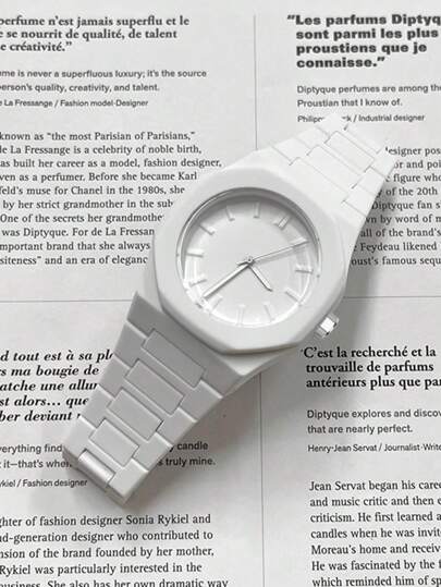 TOMI Set High End Minimalist Business Watch, Matte Oil Plastic Strap Gestreepte Dial Quartz Horloge Life, Holiday s, Father's Day view 4