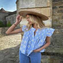 Summer Casual Tops Sleeveless Fashionable Cute T-Shirt