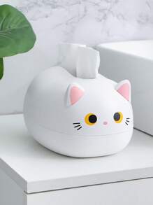 1 Stück kreative Papierbox, verwendbar für Autos, Schlafzimmer, Büroschreibtische, Wohnzimmer Couchtisch Dekorationen, Esszimmer Dekorationen, Vinyl-Papier-Dekorationen, Katzentaschentuchboxen, süße und einfache multifunktionale Aufbewahrungsdekorationen, Wohnzimmer Beistelltische, Zuhause Papierboxen, Zahnarztpraxis Röhren