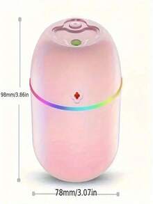 1pc Lucky Color USB Humidifier With Mist Function, Anti-Allergy Atmosphere Light, Suitable For Bedroom, Living Room, Desk, Car - Light Beige, Long-Lasting Mist, Night Light, Auto Shut-Off, Large Mist Volume, Desktop Humidifier | Decorative Light Strip | - Multicolor - View 6