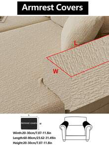 1 Vỏ bọc ghế sofa co giãn, Vỏ bọc ghế sofa chống trượt toàn diện, Vỏ đệm ghế sofa đa năng cho mọi mùa, Chăn sofa vải dày, Có thể giặt bằng máy, Chống bụi, Thân thiện với thú cưng, Trang trí nhà cửa, Có thể điều chỉnh cho ghế sofa góc, Phòng ngủ, Văn phòng, Phòng khách 1/2/3/4 chỗ ngồi - Màu be - Xem 15