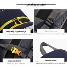 Multi-Color Optional Outdoor Travel Backpack Mountaineering Bag 40L Large Capacity Men's And Women's Backpack Anti-Splashing Riding Backpack Light Backpack Travel Hiking Bag Daily Use Backpack Fashion Leisure Backpack Light Simple Version With Waist Protection Backpack Bag Men's And Women's Hiking Backpack Travel Bags Holiday - Multicolor - View 7