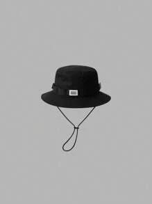 1 pièce Chapeau seau blocs de couleurs pour hommes, chapeau seau de mode pour protection contre le soleil, idéal pour les sorties, les voyages, la plage et les fêtes au printemps et en automne